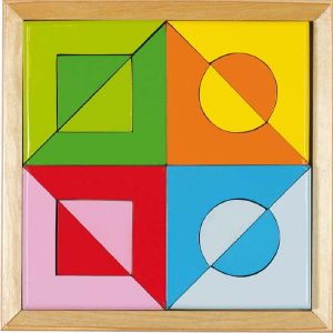 Puzzle, jeu de construction monde des formes IV