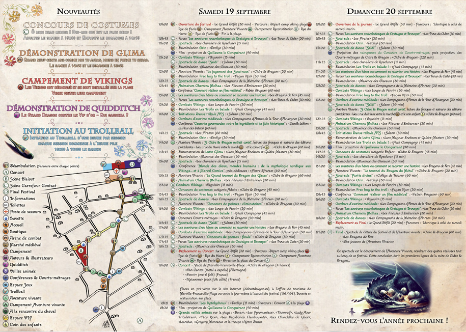 Cidre & Dragon 2015 - Programme