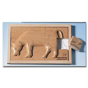 Puzzle en relief vache